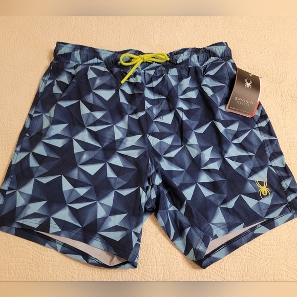 NWT Spyder Men's Swim Trunks - Picture 1 of 3